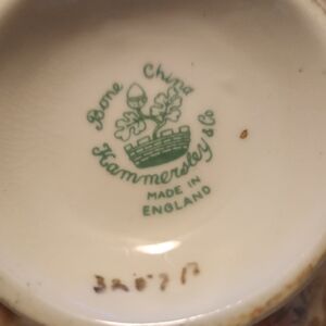 Hammerley & Co. Bone China Teacup - Classic White Stand Included. Around 5 Lb